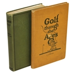 Two Golf Books - Golf Through the Ages by MacLean & Progressive Golf by Vardon