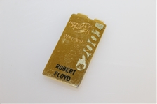 Robert Floyd's 2001 European Tour Member Clip, Bag Tag, Credentials
