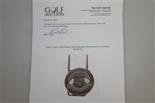 Robert Floyd's 1996 Western Golf Association Championship Contestant Badge/Clip