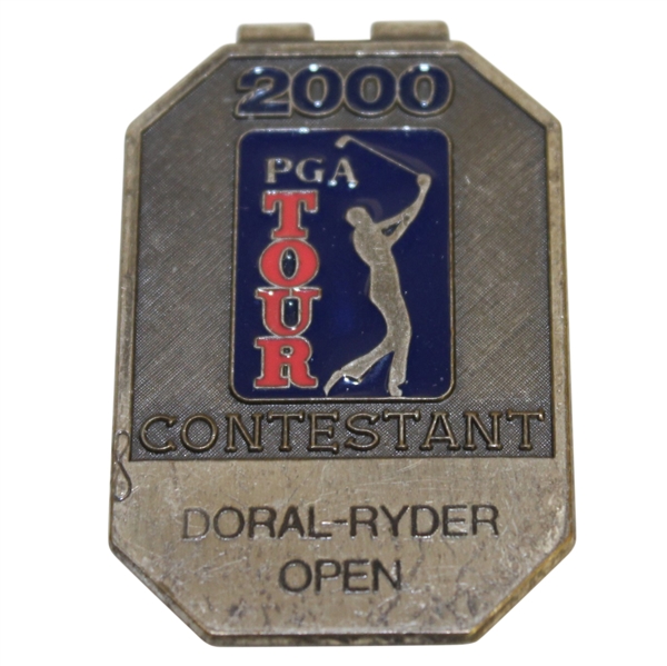 Robert Floyds 2000 PGA Tour Doral-Ryder Open Contestant Badge/Clip