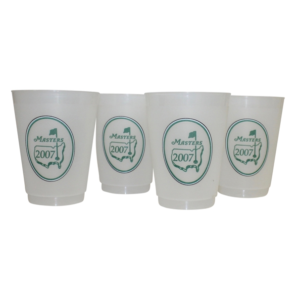 2007 Masters Logo Reusable Cups - Four 