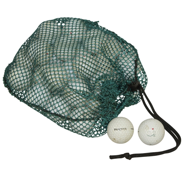 Augusta National Golf Club Titleist Range Practice Balls & Golf Ball Bag