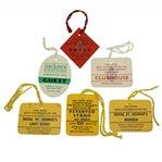 1981, 85 & 99 Open Championship Credentials Badges - Rogers, Lyle & Lawrie Wins