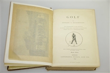 1890 'The Badminton Library' Book by Horace Hutchinson - 2nd Edition