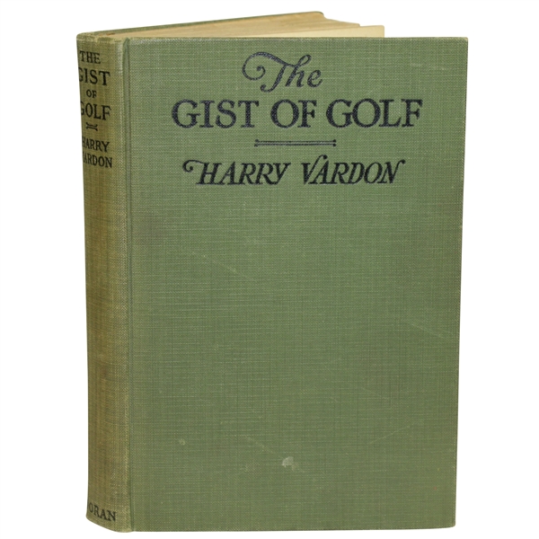 1922 The Gist of Golf Book by Harry Vardon