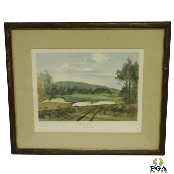 West Sussex "The Short Fifth" Print - 1953 by Ernest Greenwood