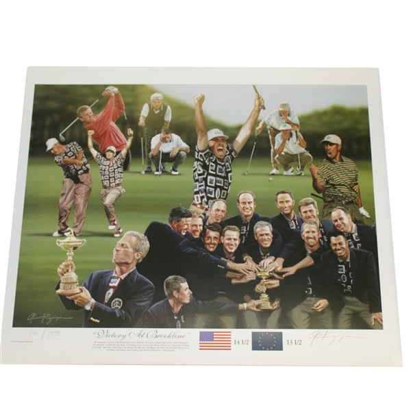 1999 Ryder Cup Limited Ed Victory at Brookline Artist Signed Print
