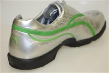 Geoff Oglivy Signed Worn Silver Puma Shoe JSA ALOA