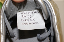 Geoff Oglivy Signed Worn Silver Puma Shoe JSA ALOA