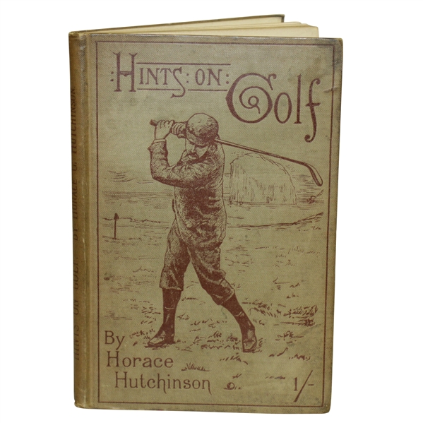 1891 Hints on Golf Book by Horace Hutchinson 