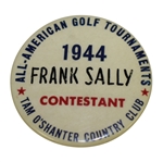 1944 All American Tournament Tam O Shanter CC Contestants Badge - Byron Nelson Victory