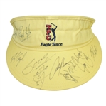 Seve Ballesteros, Fred Couples, Bernard Langer & Others Signed TPC Eagle Trace Visor JSA ALOA