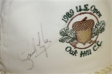 1989 US Open Hat Signed by Ballesteros, Boros, Floyd, Winner Strange & Others JSA ALOA