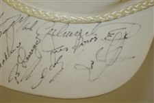 1989 US Open Hat Signed by Ballesteros, Boros, Floyd, Winner Strange & Others JSA ALOA