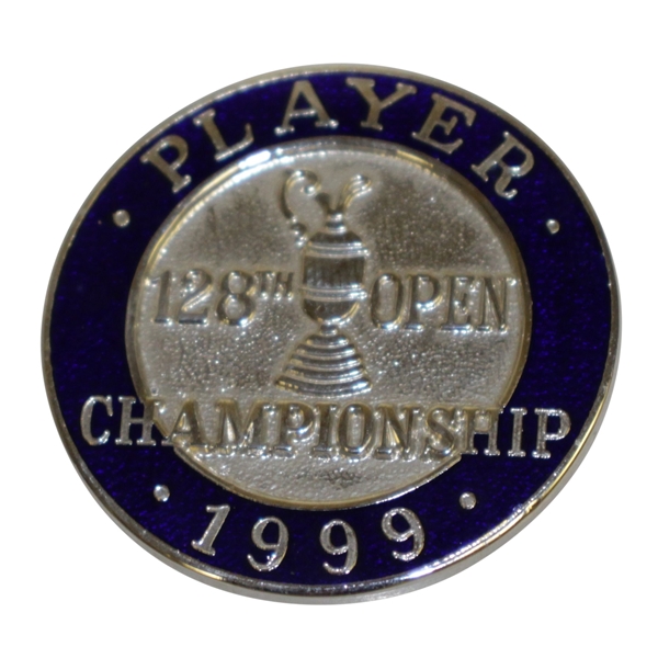 Mark Calcavecchias 1999 OPEN Championship at Carnoustie Contestant Badge