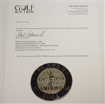 Mark Calcavecchia's 2002 OPEN Championship at Muirfield Contestant Badge
