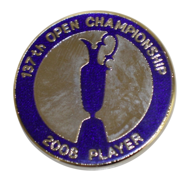 Mark Calcavecchias 2008 OPEN Championship at Royal Birkdale Contestant Badge