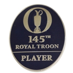 Mark Calcavecchias 2016 OPEN Championship at Royal Troon Contestant Badge