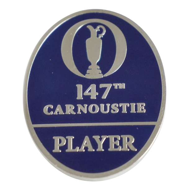 Mark Calcavecchias 2018 OPEN Championship at Carnoustie Contestant Badge