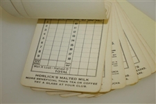 Horlick's Malted Milk Golf Score Keeper Advertising Booklet - Crist Collection
