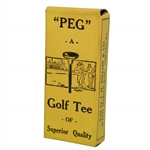 Vintage "Peg"-A-Golf Tee of Superior Quality Box - J.H. Dillon & Co. - Crist Collection