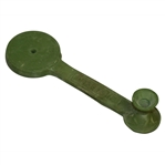 Vintage Green Rubber Lifetime Tee Pat. P. 66177 - No. 3066 - Crist Collection