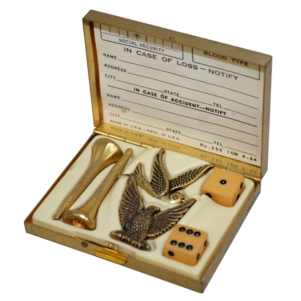 Classic Tee Fore Two Set - Two Tees, Pair of Dice, and Two Birds - Crist Collection