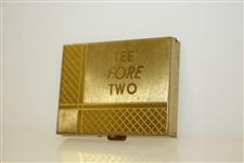 Classic 'Tee Fore Two' Set - Two Tees, Pair of Dice, and Two Birds - Crist Collection