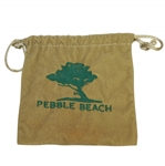 Classic "Pebble Beach" Golf Tee Bag with Three Tees - Crist Collection