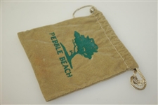 Classic Pebble Beach Golf Tee Bag with Three Tees - Crist Collection