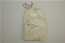 Vintage Pro Golden Crown Yellow Golf Tees Canvas Tee Bag with Tees - Crist Collection