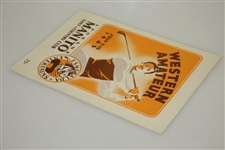 1942 Women's Western Amateur at Spokane Manito G & CC Program - Betty Jameson Win