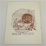 1942 Women's Western Amateur at Spokane Manito G & CC Program - Betty Jameson Win