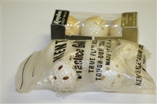 Kent Practice Golf Balls with Sleeve of Unopened Kroydon Golf Balls