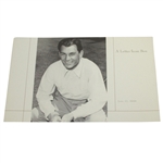 Merion Golf Club A Letter From Ben 20pg Booklet with Historical Hogan Photos & Articles