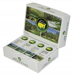 2017 Masters Tournament Dozen Titleist Unsed Logo Golf Balls in Original Box/Sleeves