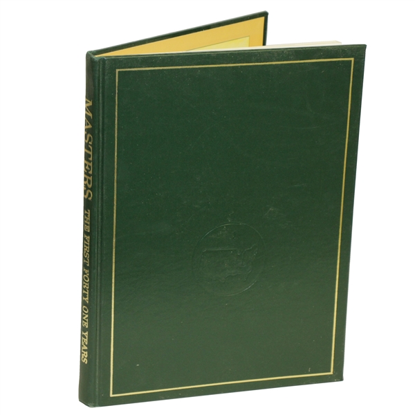 1978 Masters Tournament First Forty One Years Annual Book