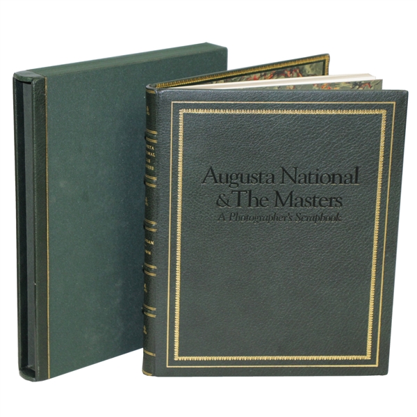 Augusta National & The Masters: A Photographers Scrapbook Ltd Ed Signed by Frank Christian JSA ALOA