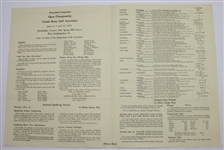 1939 US Open Championship at Philadelphia CC Contestant Blank Entry Form - Byron Nelson Win
