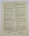 1939 US Open Championship at Philadelphia CC Contestant Blank Entry Form - Byron Nelson Win
