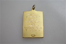 1946 Best Ball Runners Up Medal Won by Baird & Holland 10k Gold Filled - Long Island Golf Assoc 