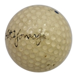 Circa 1930's Bobby Jones Signed PGA Championship Blue Dot Golf Ball FULL JSA #BB52877