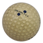 Circa 1930's Bobby Jones Signed PGA Championship Blue Dot Golf Ball FULL JSA #BB52877