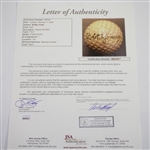 Circa 1930's Bobby Jones Signed PGA Championship Blue Dot Golf Ball FULL JSA #BB52877