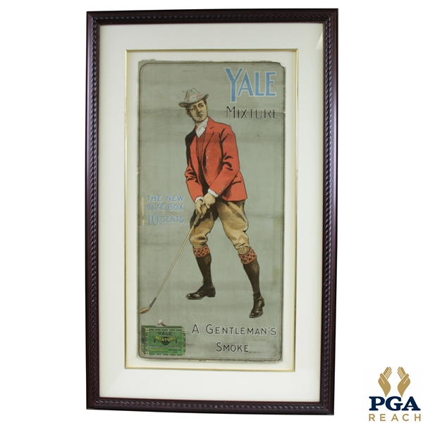 Circa 1910 Yale Mixture Advertising Poster - Framed