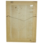 1928 HC Fownes of Oakmont CC Signed Print Done By Ralph W Johnston - Trinity Ct Studio Pitts. JSA ALOA