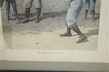 1897 Harper's Weekly Cover 'The Drive' by AB Frost - December 11 - Framed