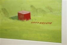 Original 'Robert Tyre Jones Jr. 1930' Lealand Gustavson Painting - With Hagen, Sarazen & Armour Circa 1967