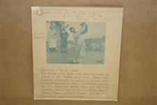 Original 'Robert Tyre Jones Jr. 1930' Lealand Gustavson Painting - With Hagen, Sarazen & Armour Circa 1967