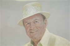 1977 Original Pastel Painting Of Sam Snead by Wilho H. Anderson - Framed